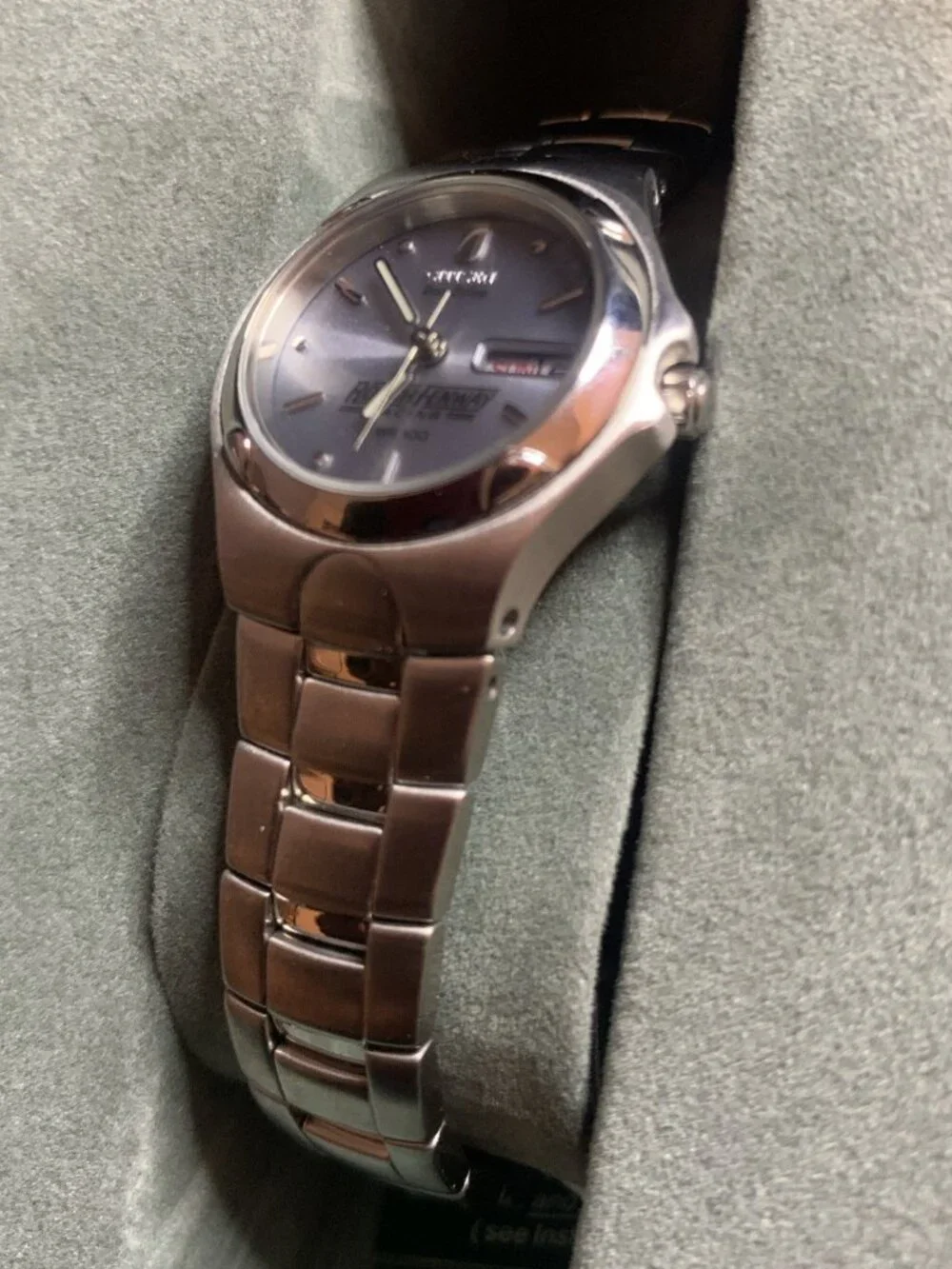 Citizen Eco-Drive Silver Women’s Watch - CTZ -B8033 Ron Fenway Racing Editon